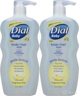 dial baby body fragrance ounce logo
