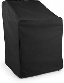 img 4 attached to Protect Your Outdoor Sectional With Covermates Heavy-Duty Armless Chair Cover - Weather Resistant And Drawcord Hem Included!