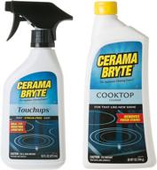 🧼 cerama bryte glass-ceramic cooktop cleaning combo: cooktop cleaner (28 oz) + touchups spray (16 oz) - ultimate cleaning solution logo