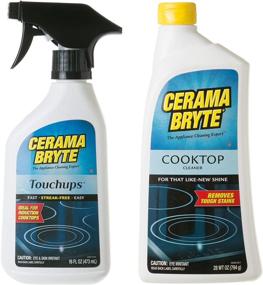 img 2 attached to 🧼 Cerama Bryte Glass-Ceramic Cooktop Cleaning Combo: Cooktop Cleaner (28 oz) + Touchups Spray (16 oz) - Ultimate Cleaning Solution