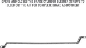 img 2 attached to 🔧 OEM TOOLS 25317 Brake Bleeder Wrench - Dual-End Wrench for 8 mm and 10 mm Brake Bleeding Screws - Essential Tool for Air Bleeding and Brake Adjustment