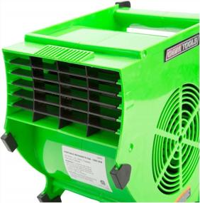 img 1 attached to OEM TOOLS OEM24878 Portable Mechanic'S Blower Fan, 1200 CFM Max., 3 Speed Motor, Includes (2) 11 Amp Grounded Plugs With Over Current Protection, Green
