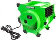 oem tools oem24878 portable mechanic's blower fan, 1200 cfm max., 3 speed motor, includes (2) 11 amp grounded plugs with over current protection, green logo
