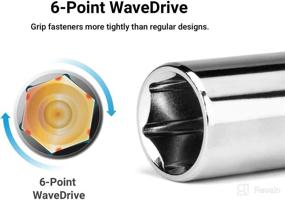 img 1 attached to 🔧 Capri Tools 10 mm Shallow Socket: Efficient 1/4" Drive | 6 Pt Metric