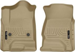 img 4 attached to Husky Liners Silverado Sierra Double Interior Accessories : Floor Mats & Cargo Liners