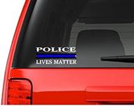 👮 police lives matter vinyl decal sticker for car window - thin blue line m17 cop sheriff trooper логотип