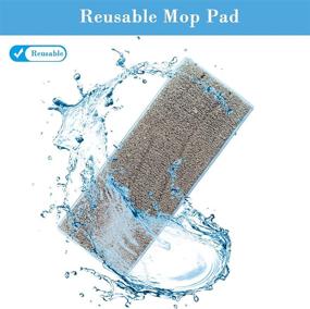 img 1 attached to LICORNE 6 Pack Washable Mop Heads for Braava Jet M Series - Reusable Wet Sweeping Pads Compatible with iRobot Braava Jet M6 (6110) Mop