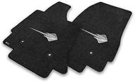 2014 2016 corvette black floor mats logo