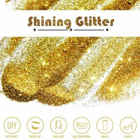 img 2 attached to YGDZ 150G Fine Gold Glitter For Resin Crafts, Nails, Tumblers, Face, Body, Hair, And Skin Decoration With 0.3Mm Size