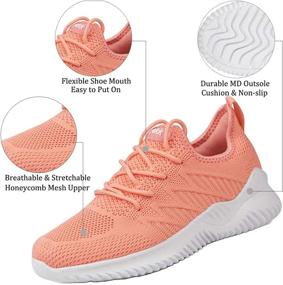 img 3 attached to Workout Walking Lightweight Comfortable Sneakers Women's Shoes ~ Athletic