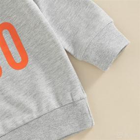 img 2 attached to 👕 SIS/Bubba Letter Print Toddler Sweatshirt: Adorable Matching Clothes for Baby Girl Boy