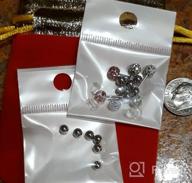 img 1 attached to ZHYAOR 20G Earring Set for Women and 💎 Girls with Sensitive Ears, Screw-back Tragus and Cartilage Jewelry review by Amber Gonzales