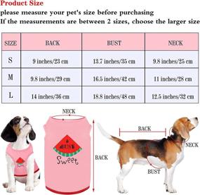 img 3 attached to 🐶 URATOT Puppy Sleeveless T-Shirt: 12-Piece Set of Soft Dog Pullover Shirts for Stylish Pets - Various Styles Available