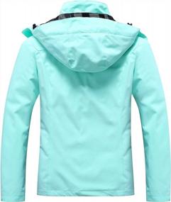 img 3 attached to Women'S Waterproof Rain Jacket Lightweight Hooded Raincoat For Hiking, Travel, And Outdoor Activities