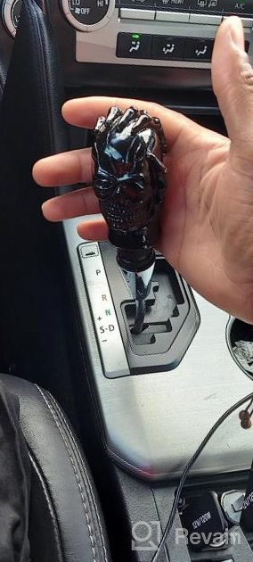 img 1 attached to Upgrade Your Car'S Style With Lunsom Skull Gear Lever Shifter Knob - Perfect For Automatic & Manual Vehicles In Black review by Reynaldo Guzman