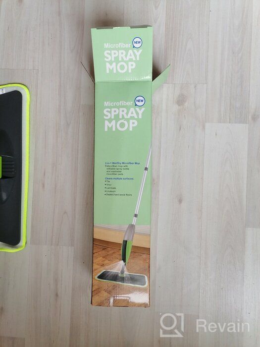 img 3 attached to 🌿 Introducing DARIS Spray Mop: Reusable, Washable, Versatile Kitchen Floor Mop with 3 Nozzles in Green review by Ewa Kornacka ᠌