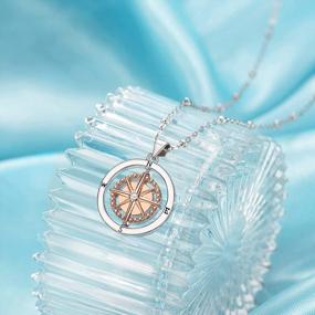 img 2 attached to 2022 Graduation Compass Necklace: The Perfect Gift For Her - Students, Granddaughters, And Best Friends