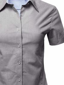 img 1 attached to Stylish & Durable Women'S Button-Down Shirt For Office/Formal Wear