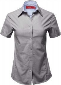 img 4 attached to Stylish & Durable Women'S Button-Down Shirt For Office/Formal Wear