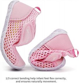 img 2 attached to BMCiTYBM Baby Shoes Boy Girl Infant Sneakers Non-Slip First Walkers 6 9 12 18 24 Months Pink Size 12-18 Months Infant