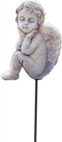 img 4 attached to Add A Touch Of Serenity To Your Garden With MUAMAX Decorative Angel Garden Stakes Collection