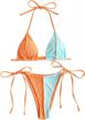zaful polka dot high cut triangle bikini set: stylish two-piece swimsuit for women logo