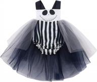 милашка на хэллоуин: очаровательный комбинезон для девочки с бантом на бретельках и платье-пачка логотип