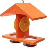 🐦 breck's - oriole bird feeder with double fruit and jelly compartment - ensures dry food, creating an ideal bird haven логотип