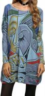 женский свитер больших размеров с длинным рукавом и круглым вырезом, свободный повседневный свитер в стиле бохо с графикой, вычурный свитер, толстовка dh09 логотип