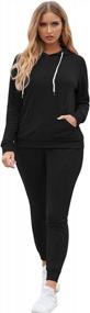 img 3 attached to Stay Comfy And Stylish With Fixmatti Women'S Hoodie And Sweatpants Set