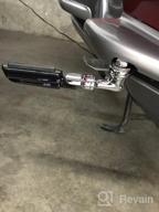 img 1 attached to Aluminum Foot Pegs Footrest Footboards Compatible With Harley Davidson Touring Electra Glide Softail & Dyna Yamaha Suzuki Kawasaki Honda review by Ryan Lindstrom