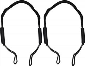 img 4 attached to 2 Pack SGT KNOTS Bungee Dockline Rope - Boat Ties To Dock Line & Jet Ski Accessories