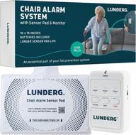 smart wireless chair alarm system for elderly and dementia patients - fall prevention & caregiver monitoring kit with bed alarm complement logo