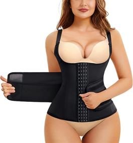img 4 attached to Enhance Your Shape With CtriLady'S Double Compression Waist Trainer And Body Shaper For Women