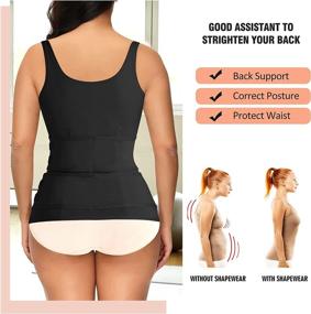 img 1 attached to Enhance Your Shape With CtriLady'S Double Compression Waist Trainer And Body Shaper For Women
