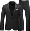 look stunning on your prom night with mogu mens slim fit tuxedo suit set logo