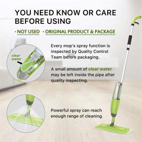 img 3 attached to 🧹 TWINRUN Microfiber Spray Mop with 2 Refillable Water Bottles (650 ML) - Complete Hardwood Floor Cleaning Kit with 4 Washable Wet Dry Pads