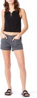 comfortable and chic: unionbay women's delaney stretch shorts with a 3.5" inseam logo