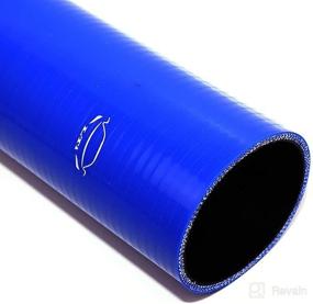 img 1 attached to LTI Universal (305mm) 12-inch Length 4-Ply Reinforced High Performance (70mm) 2.75-inch ID Straight Coupler Silicone Hose (2.75-inch BLUE)