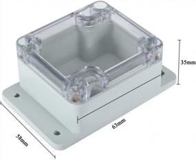 img 3 attached to IP65 Waterproof ABS Junction Box With Transparent Cover And Mounting Flaps - Perfect Project Enclosure