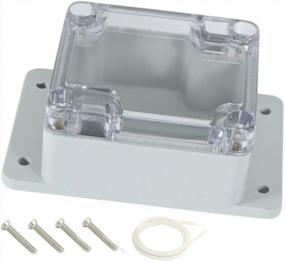 img 4 attached to IP65 Waterproof ABS Junction Box With Transparent Cover And Mounting Flaps - Perfect Project Enclosure
