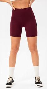 img 1 attached to Get Ultimate Comfort With Lavento Women'S High Waisted Yoga Biker Shorts - Available In 5" And 6" Inseam