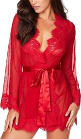 img 4 attached to RSLOVE Nightgown Kimono Babydoll Lingerie Women's Clothing - Lingerie, Sleep & Lounge