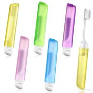 gieaao pieces travel toothbrush folding logo