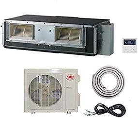 img 2 attached to YMGI 36000 BTU 3 Ton Low Profile Ductless Mini Split AC Heat Pump With 15 Ft Lineset - Perfect For Home, Condo, Shops & Businesses!