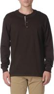 👕 hanes men's long sleeve beefy henley t-shirt: the best choice for quality shirts in men's clothing logo