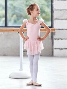 img 3 attached to 🩰 Stylish and Functional MdnMd Sleeve Skirted Leotard: Ballet Girls' Clothing for Active Wear