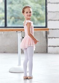 img 1 attached to 🩰 Stylish and Functional MdnMd Sleeve Skirted Leotard: Ballet Girls' Clothing for Active Wear