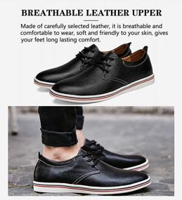 img 3 attached to Men'S Genuine Leather Loafers: Stylish Summer Driving & Dress Shoes