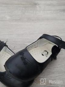 img 5 attached to Черные школьные туфли Мэри Джейн с ремешком для девочек - идеально подходят для парадной формы (для малышей/маленьких девочек/больших девочек)